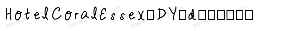 HotelCoralEssex-DY7d字体转换