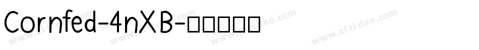 Cornfed-4nXB字体转换