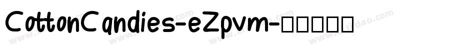 CottonCandies-eZpvm字体转换