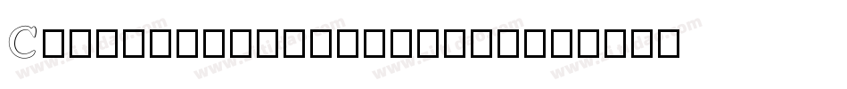 CourierOutlineZS-ja字体转换