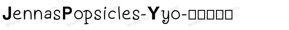 JennasPopsicles-Yyo字体转换