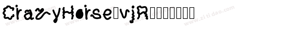 CrazyHorse-vjR4字体转换
