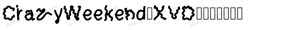 CrazyWeekend-XVD9字体转换