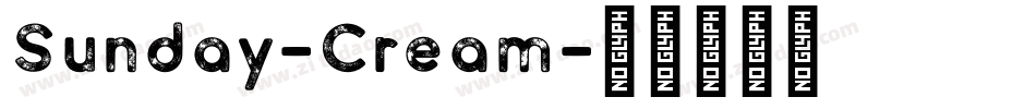 Sunday-Cream字体转换