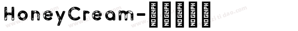HoneyCream字体转换
