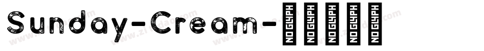 Sunday-Cream字体转换