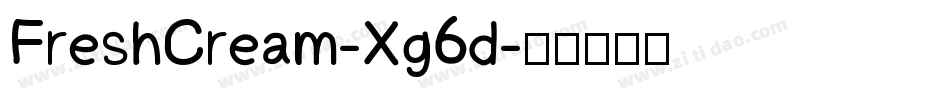 FreshCream-Xg6d字体转换