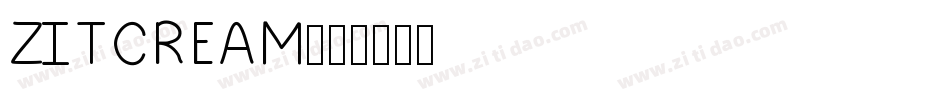 ZITCREAM字体转换