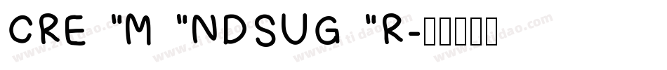 CREAMANDSUGAR字体转换