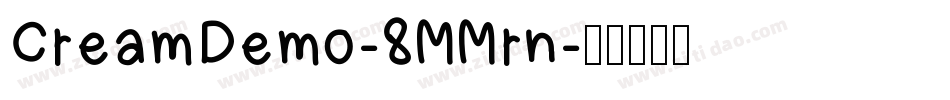 CreamDemo-8MMrn字体转换