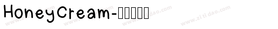HoneyCream字体转换