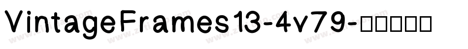 VintageFrames13-4v79字体转换