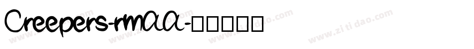 Creepers-rmAA字体转换