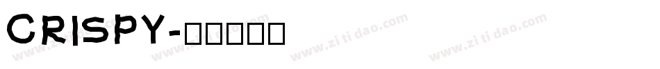 CRISPY字体转换
