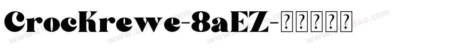 CrocKrewe-8aEZ字体转换