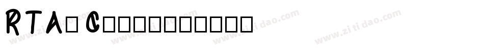 RTA-Cross字体转换