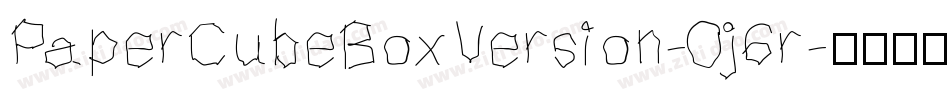 PaperCubeBoxVersion-0j6r字体转换