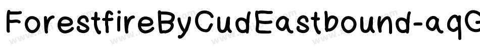 ForestfireByCudEastbound-aqG5字体转换