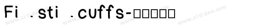 Fisticuffs字体转换