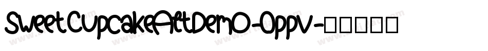 SweetCupcakeAltDemo-0ppv字体转换