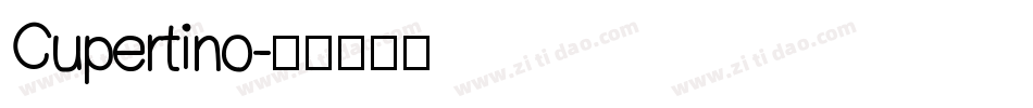 Cupertino字体转换
