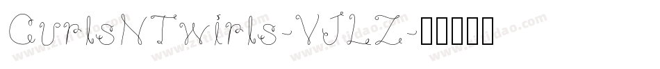 CurlsNTwirls-VJLZ字体转换