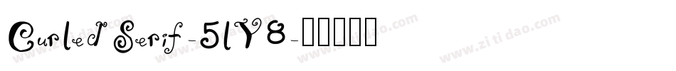 CurledSerif-5lY8字体转换