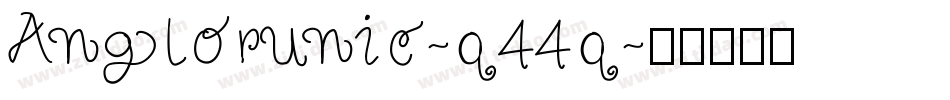 Anglorunic-q44q字体转换