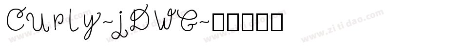 Curly-jDWG字体转换