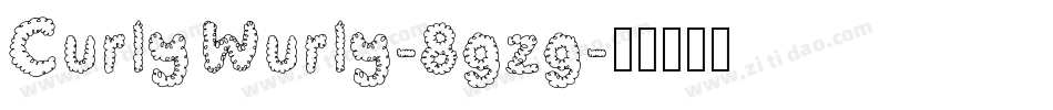 CurlyWurly-8gzg字体转换