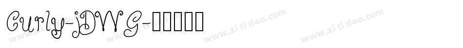 Curly-jDWG字体转换