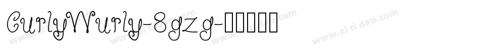 CurlyWurly-8gzg字体转换