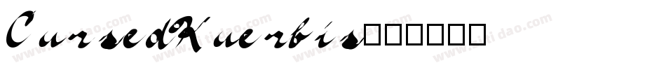 CursedKuerbis字体转换