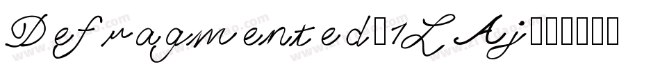 Defragmented-1LAj字体转换