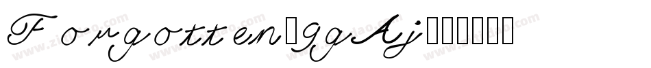Forgotten-9gAj字体转换