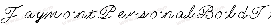 JaymontPersonalBoldItalic-5DAj字体转换