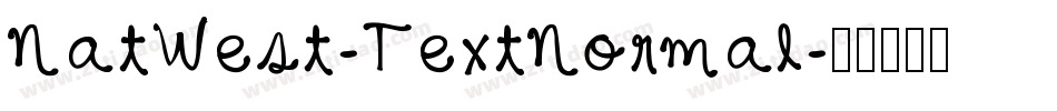 NatWest-TextNormal字体转换