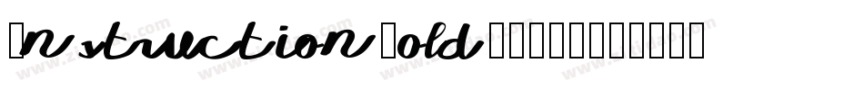 InstructionBold-L94G字体转换