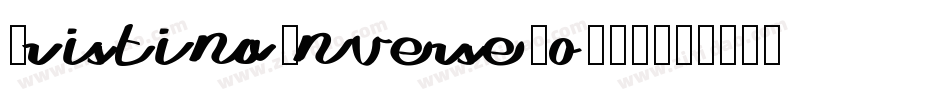 KristinaInverse-oZ94字体转换
