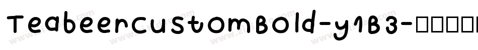 TeabeerCustomBold-y1B3字体转换