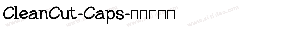 CleanCut-Caps字体转换