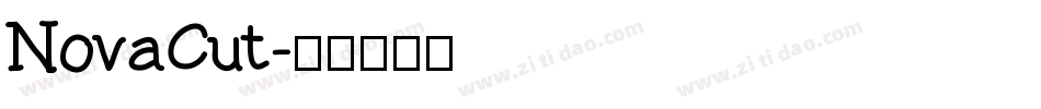 NovaCut字体转换