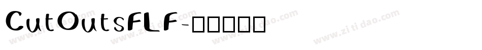 CutOutsFLF字体转换