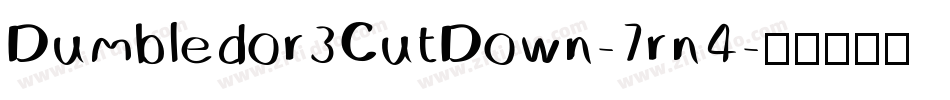 Dumbledor3CutDown-7rn4字体转换