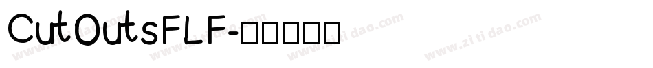 CutOutsFLF字体转换
