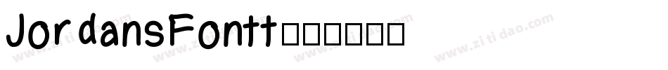 JordansFontt字体转换
