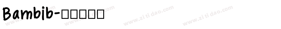 Bambib字体转换