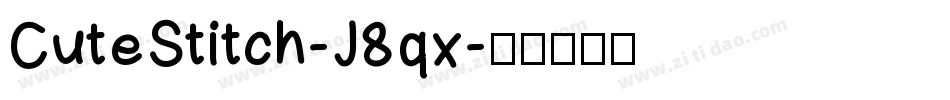 CuteStitch-J8qx字体转换