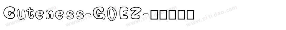 Cuteness-G0EZ字体转换