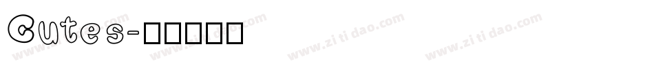 Cutes字体转换